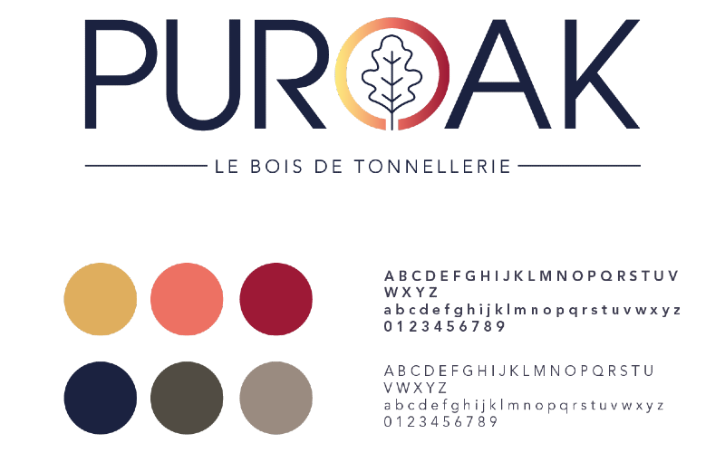 La nouvelle charte graphique de PurOak